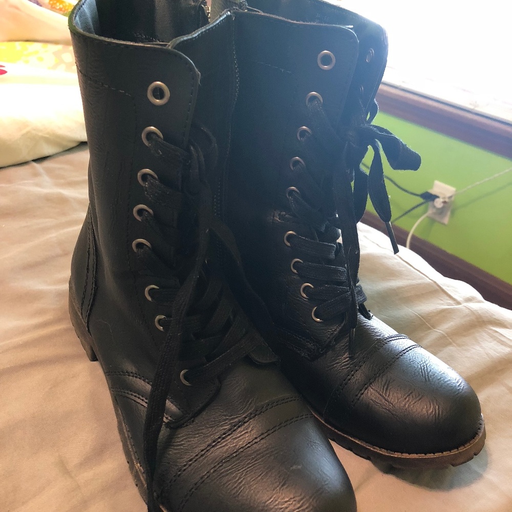 Black Combat Boots!